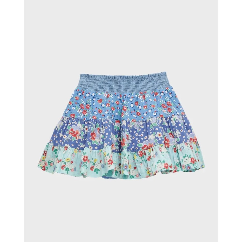 Polo Country Ralph Lauren Girls Mixed Floral Print Tiered Skirt Size 2T 2 $125